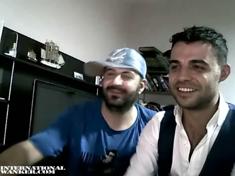 friends wanking